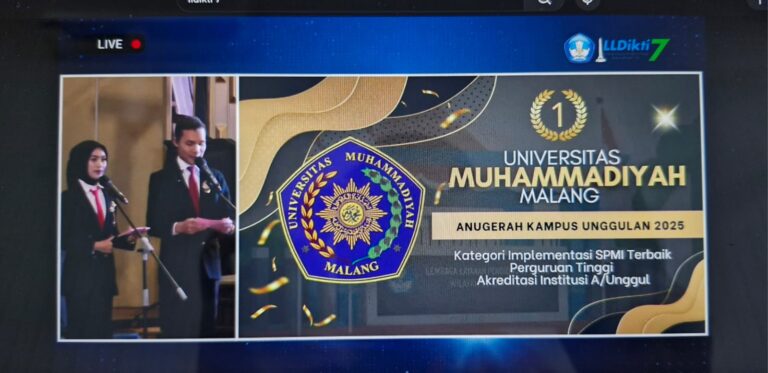 Komitmen Penjaminan Mutu, UMM Raih Posisi Terbaik SPMI Level Kampus Unggul